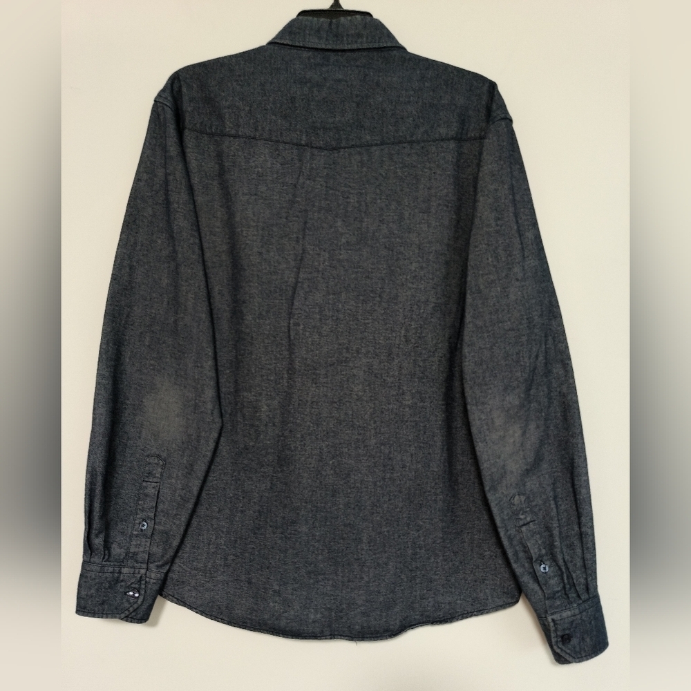 [5x$20] Men's Blue Denim Shirt / Size XL - Picture 6 of 7